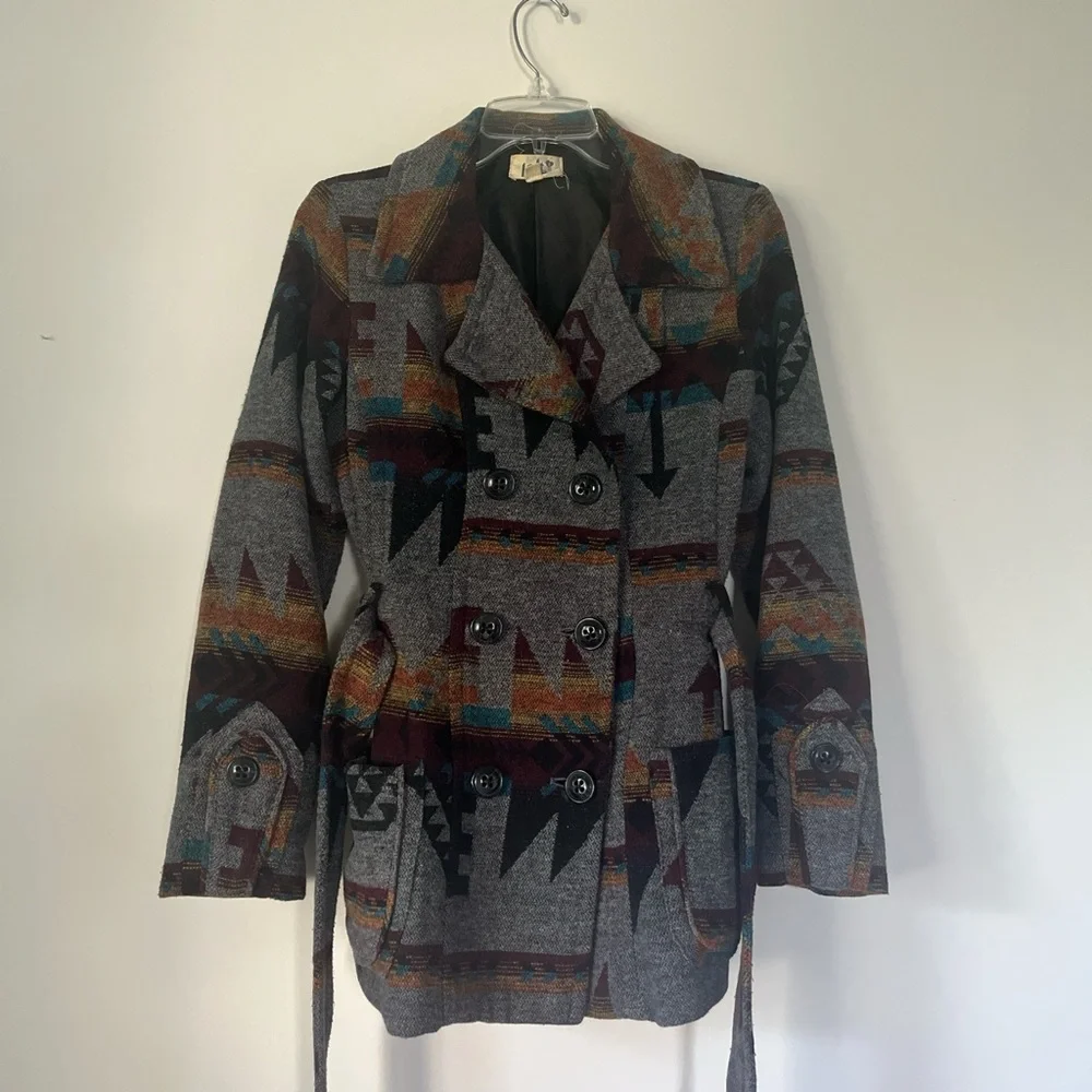 Jolt Colorful Patterned Jacket - Picture 1 of 5